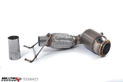 SSXM421, Mini Mk3 (F56) Cooper 1.5T 2014- Milltek, Large Bore Downpipe and Hi-Flow Sports Cat, For fitment with the OEM cat-back exhaust and requires a Stage 2 ECU remap , 2,76 inch, 70mm