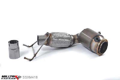 SSXM418, Mini Mk3 (F56) Cooper 1.5T 2014- Milltek, Large Bore Downpipe and Hi-Flow Sports Cat, Must be fitted with the Milltek Sport cat-back system and requires a Stage 2 ECU remap , 2,76 inch, 70mm