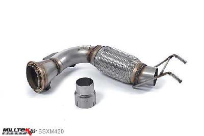 SSXM420, Mini Mk3 (F56) Cooper 1.5T 2014- Milltek, Large-bore Downpipe and De-cat, For fitment with the OEM cat-back exhaust and requires a Stage 2 ECU remap , 2,76 inch, 70mm