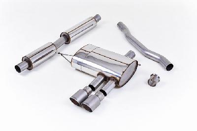 SSXM425, Mini Mk3 (F56) Mini Cooper S 2.0 Turbo (Rest of World) 2014- Milltek, Cat-back system, Resonated (quieter). Titanium Tips Twin 90mm GT90 Titanium, 2,75 inch, 69,85mm