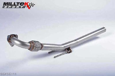 SSXSE111, Seat Ibiza 1.9 TDi 130PS and 160PS 2003-2007 Milltek, Large-bore Downpipe,  , 2,5 inch, 63,5mm