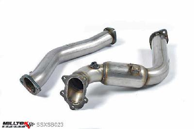SSXSB023, Subaru Impreza WRX STi Saloon / Sedan 2014- Milltek, Large-bore Downpipe and De-cat, Must be fitted with the Milltek Sport cat-back system and requires a Stage 2 ECU remap , 3 inch, 76,2mm
