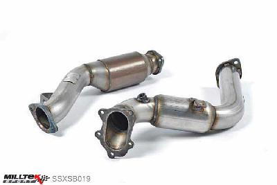 SSXSB019, Subaru Impreza WRX STi Type UK (2.5 Turbo) 2008-2011 Milltek, Large Bore Downpipe and Hi-Flow Sports Cat, Must be fitted with the Milltek Sport cat-back system and requires a Stage 2 ECU remap , 3 inch, 76,2mm