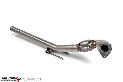 SSXVW051, VW Golf Mk4 1.9 TDI PD and non-PD 2000-2004 Milltek, Large-bore Downpipe, Must be fitted with the Milltek Sport cat-back system , 2,5 inch, 63,5mm
