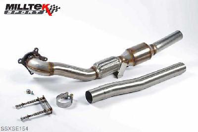 SSXSE154, VW Golf Mk6 GTi 2.0 TSI 210PS 2009-2013 Milltek, Large Bore Downpipe and Hi-Flow Sports Cat, Race only. Must be fitted with the Milltek Sport 3-inch Race cat-back system and requires a Stage 2 ECU remap , 3 inch, 76,2mm