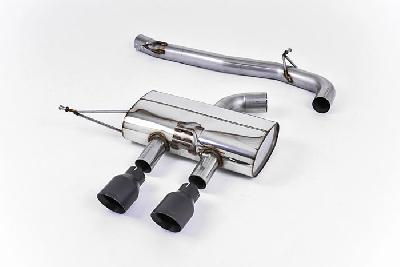 SSXVW217, VW Golf Mk6 R 2.0 TSI 270PS 2009-2013 Milltek, Cat-back system, 3-inch Race System. Non-resonated (louder). Dual GT100 Polished, 3 inch, 76,2mm