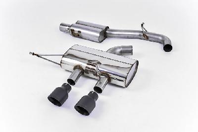SSXVW220, VW Golf Mk6 R 2.0 TSI 270PS 2009-2013 Milltek, Cat-back system, 3-inch Race System. Resonated (quieter) Dual GT100 Polished, 3 inch, 76,2mm