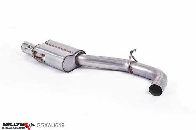 SSXAU619, VW Golf MK7 R Estate / Variant 2.0 TSI 300PS 2015- Milltek, Additional parts, Optional Road+ Centre Silencer to Replace either MSAU618 or 618REP (Louder than MSAU618) , 3 inch, 76,2mm
