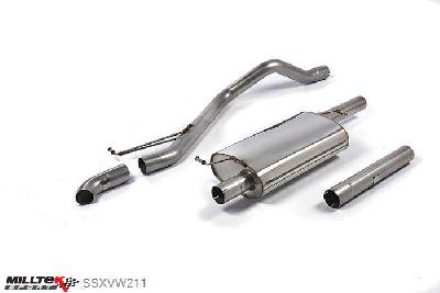 SSXVW211, VW Transporter \ Caravelle T5 LWB 180PS 2.0-litre BiTDI 2WD and 4MOTION 2010-2015 Milltek, Particulate Filter-back system, Resonated (quieter). Discrete outlet , 2,75 inch, 69,85mm