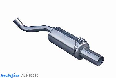 IX AL1450580, Alfa Romeo 145 1.9 TD (90PK) -2001, Inoxcar Rear silencer 1X80mm Stainless steel, Without E.E.C. homologation