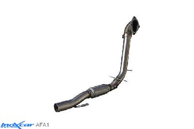 IX AFA1, Audi A1 (8X) 1.4 TFSi SPORT (185PK) 2011- Diameter 55mm, Inoxcar Catalyst replacement pipe (FLEX) Stainless steel, Without E.E.C. homologation