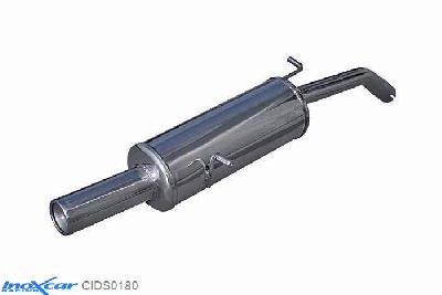 IX CIDS0180, Citroen DS3 1.6i 16V TURBO (155PK) 2010-  , Diameter 50mm, Inoxcar Rear silencer 1X80mm Stainless steel, With E.E.C. homologation