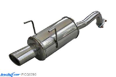 IX FICQ0290, Fiat 500 (312) 1.4 16V (100PK) 2007- Diameter 48mm, Inoxcar Rear silencer 1X90X70mm Stainless steel, With E.E.C. homologation