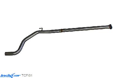 IX TCFI01, Fiat Grande Punto (199) 1.4 TURBO T-JET (120PK) 2007- Diameter 50mm, Inoxcar Direct central pipe Stainless steel, Without E.E.C. homologation