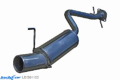 IX LEIS01102, Lexus IS 200 (XE1) 2.0 (155PK) 1999-, Inoxcar Rear silencer 1X102mm Stainless steel, With E.E.C. homologation