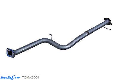 IX TCMAZD01, Mazda 3 (BL) 2.3 TURBO DI 16V MPS (260PK) 2010-, Inoxcar Direct central pipe Stainless steel, Without E.E.C. homologation