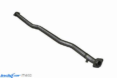 IX ITMI02, Mitsubishi Lancer EVO IX EVO IX 2.0 16V (280PK) 2006-2008 , Diameter 63mm, Inoxcar Direct central pipe Stainless steel, Without E.E.C. homologation