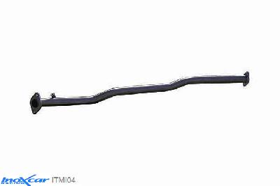 IX ITMI04, Mitsubishi Lancer EVO X EVO X 2.0 TURBO (295PK) 2009-, Inoxcar Direct central pipe Stainless steel, Without E.E.C. homologation