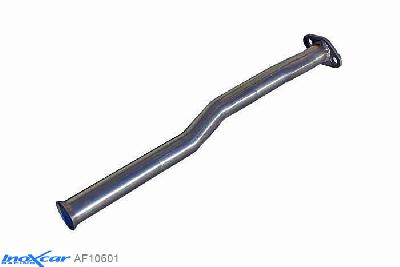 IX AF10601, Peugeot 106 1.6 16V RALLYE / GTI / 1.6 16V 1996-2003, Inoxcar Catalyst replacement pipe --2000 Stainless steel, Without E.E.C. homologation