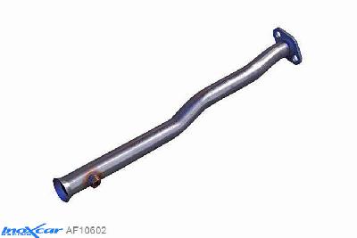 IX AF10602, Peugeot 106 1.6 16V RALLYE / GTI / 1.6 16V 1996-2003, Inoxcar Catalyst replacement pipe 2001-- Stainless steel, Without E.E.C. homologation