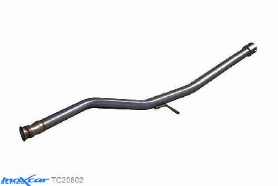 IX TC20602, Peugeot 206 GT WRC (135PK), Inoxcar Direct central pipe Stainless steel, Without E.E.C. homologation