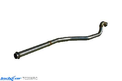 IX TC206RC, Peugeot 206 RC 2.0 16V (177PK) -2006, Diameter 63, Inoxcar Direct central pipe Stainless steel, Without E.E.C. homologation