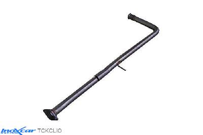 IX TCKCLIO, Renault Clio I (B/C57) 1.8 16V (135PK) -1998, Inoxcar Catalyst replacement pipe + Direct central pipe Stainless steel, Without E.E.C. homologation