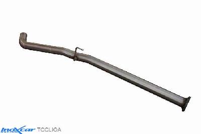 IX TCCLIOA, Renault Clio II (B) RS 2.0 fase2 (172PK) 2002-2003 Diameter 54mm, Inoxcar Direct central pipe Stainless steel, Without E.E.C. homologation