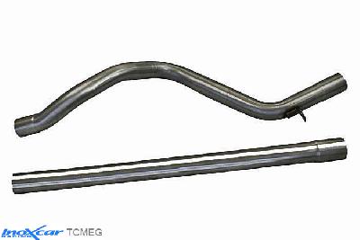 IX TCMEG, Renault Megane III (Z) 2.0 TURBO RS 250 (250PK) 2010- / 2.0 TURBO RS TROPHY (265PK) 2012-, Inoxcar Direct central pipe Stainless steel, Without E.E.C. homologation