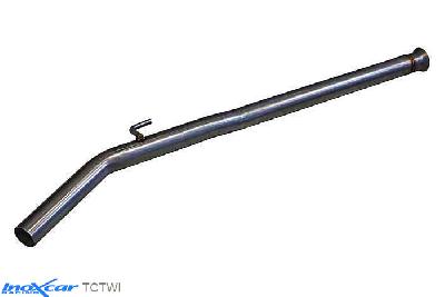 IX TCTWI, Renault Twingo II (N) RS SPORT 1.6 16V (133PK) 2009- Diameter 50mm, Inoxcar Direct central pipe Stainless steel, Without E.E.C. homologation