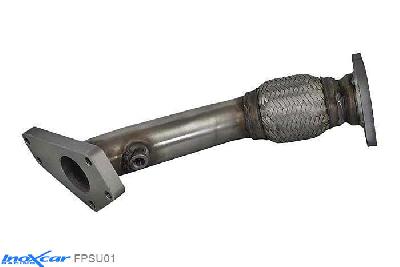 IX FPSU01, Subaru Impreza (GD/GG) 2.0 STI TURBO (265PK) 2002-, Inoxcar FP (front pipe) Stainless steel, Without E.E.C. homologation