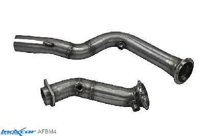 IX AFBM4, BMW M4 (F82/F83) M4 Coupe 3.0 (431PK) 2013-, Inoxcar KIT TUBI TURBINA Stainless steel, Without E.E.C. homologation