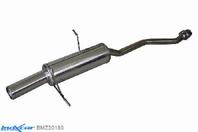 IX BMZ30180, BMW Z3 (E36) 1.9 (140PK) 1995-1999, Inoxcar Rear silencer 1X80mm Stainless steel