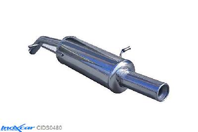 IX CIDS0480, Citroen DS3 1.4 (95PK) 2010- , Diameter 45mm, Inoxcar Rear silencer 1X80mm Stainless steel