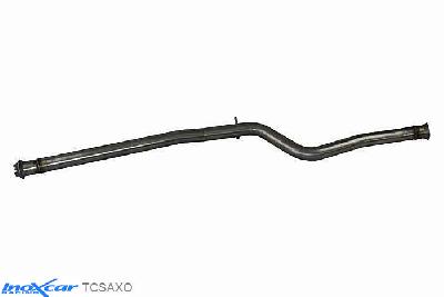IX TCSAXO, Citroen Saxo 1.6 16V VTS (118PK) 1999-  , Diameter 50mm, Inoxcar Direct central pipe (EURO2) --2000 Stainless steel, Without E.E.C. homologation
