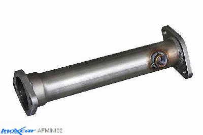 IX AFMINI02, Mini Mini (R50/R53) 1.6 S (170PK) 2001-2006 Diameter 57mm, (Type R53), Inoxcar Catalyst replacement pipe Stainless steel, Without E.E.C. homologation