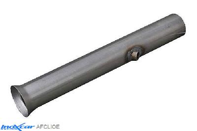 IX AFCLIOE, Renault Clio III (R) RS 2.0i (200PK) / RS GORDINI (203PK) 2010-, Inoxcar Catalyst replacement pipe Stainless steel, Without E.E.C. homologation