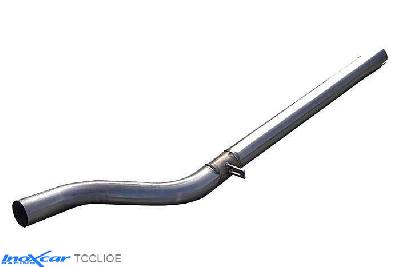 IX TCCLIOE, Renault Clio III (R) RS 2.0i (200PK) / RS GORDINI (203PK) 2010-, Inoxcar Direct central pipe Stainless steel, Without E.E.C. homologation