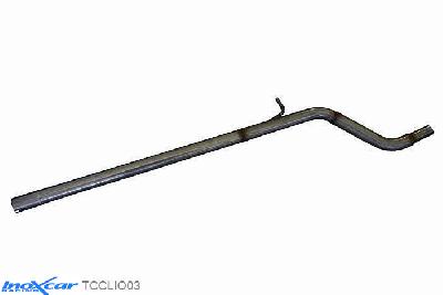 IX TCCLIO03, Renault Clio IV (R) 1.2 (75PK) 2013-, Inoxcar Direct central pipe Stainless steel, Without E.E.C. homologation