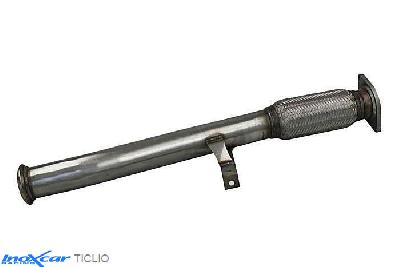 IX TICLIO, Renault Clio IV (R) RS TROPHY 220 EDC 1.6 Turbo (220PK) 2015- , Diameter 63,5mm, Inoxcar TI (FLEX) Stainless steel, Without E.E.C. homologation