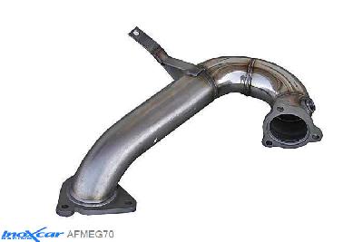 IX AFMEG70, Renault Megane III (Z) 2.0 TURBO RS 250 (250PK) 2010- / 2.0 TURBO RS TROPHY (265PK) 2012-, Inoxcar Catalyst replacement pipe (1 componente) Stainless steel, Without E.E.C. homologation