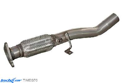IX TIMEG70, Renault Megane III (Z) 2.0 TURBO RS 250 (250PK) 2010- / 2.0 TURBO RS TROPHY (265PK) 2012-, Inoxcar TI (1 componente) Stainless steel, Without E.E.C. homologation