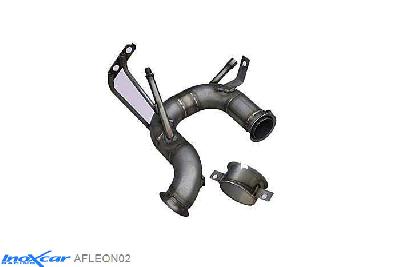 IX AFLEON02, Seat Leon III (5F) 2.0 TDI FR (150PK), 2014-, Inoxcar Catalyst replacement pipe Stainless steel, Without E.E.C. homologation