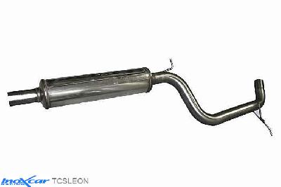 IX TCSLEON, Seat Leon III (5F) CUPRA 2.0 (280PK), 2014-  , diameter 70mm, Inoxcar Central pipe with silencer Stainless steel