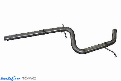 IX TCVW02, VW Golf VI 2.0 TDI (170PK) GTD 2009-, Inoxcar Direct central pipe Stainless steel, Without E.E.C. homologation