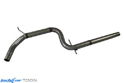 IX TCSCI04, VW Scirocco III 2.0 TDi (140PK) 2008-, Inoxcar Direct central pipe Stainless steel, Without E.E.C. homologation