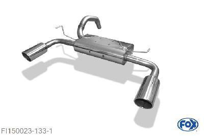 Fox exhaust on sale