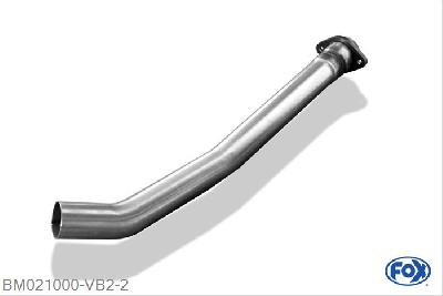 BM021000-VB2, BMW E36 320/ 323 2.0l 110kW 2.5l 120/125kW, Verbindingsbuis zum Einddemper Geheel RVS