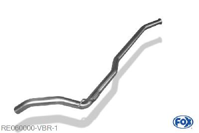 RE060000-VBR, Renault Twingo C06 1.2l 40/43/55kW, Verbindingsbuis Geheel RVS, Zonder goedkeuring