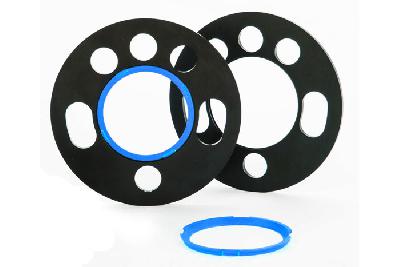 Spacerdikte 5mm, ST spoorverbreders, System DZX, 4x100 Naafgat 56,6 mm, Opel, Corsa C (Corsa-C), 2000-2006, 10mm verbreding per as, Set van 2 spoorverbreders zonder wielbouten, langere wielbouten apart bestellen !, Geschikt voor vooras en achteras